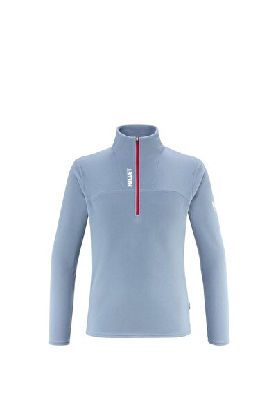 Millet UBIC LGRID PO سترة رجالية من الصوف بسحاب نصفي MIV10534 N3171 أزرق-XXL