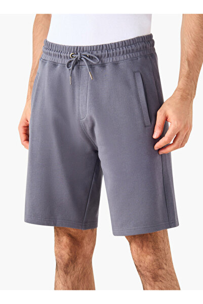 FAV Textured Shorts with Drawstring Closure and Pockets