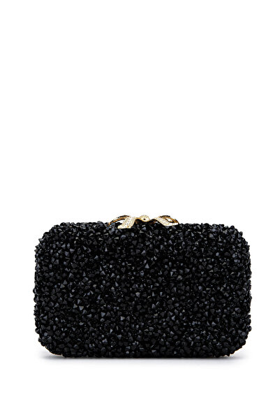 Tamer Tanca Γυναικεία Vegan Black Evening Bag