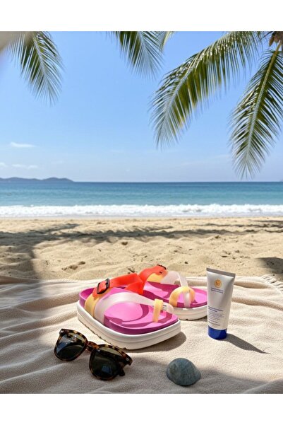 Slipcat Women's Colorful Non-Slip Sole Flexible and Comfortable Beach Pool Sea Home Garden Flip Flops