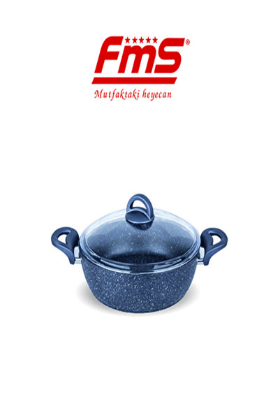 FMS Galaxy Granit Basık Tencere 28 cm | Yapışmaz | Dayanıklı Granit Kaplama