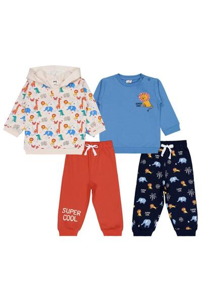 Civil Baby Safari Printed Set of 2 Sets for 6-18 Months - Standard 6-9 Months