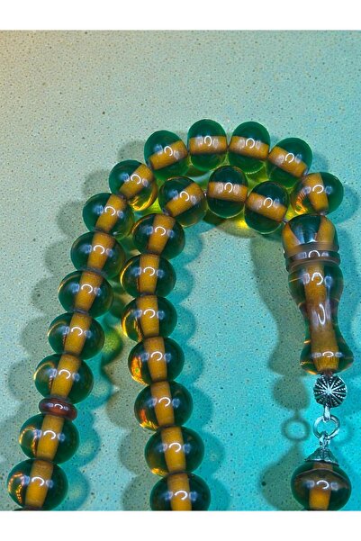 Kehribar سبحة خرز معدنية مخصصة