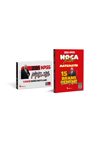 Hoca Kafası Yayınları 2026 KPSS Matematik Video Ders Notları -Matematik 15 Br...