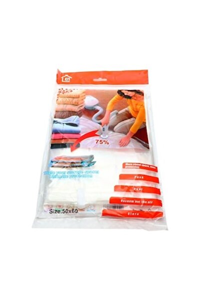 OEM Set de 3 saci vidați pentru depozitarea hainelor și pilotelor, 50 x 60 cm...