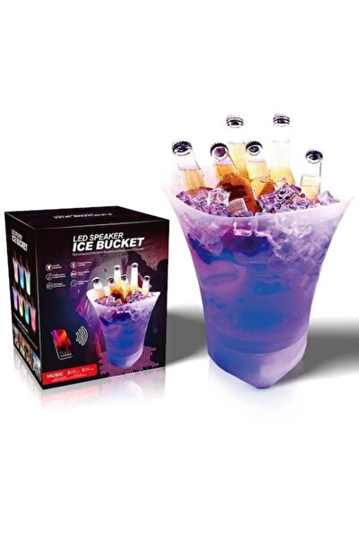 OEM Έξυπνος κουβάς πάγου 3D με RGB LED και ηχείο μπάσων 10W, 7L, Bluetooth