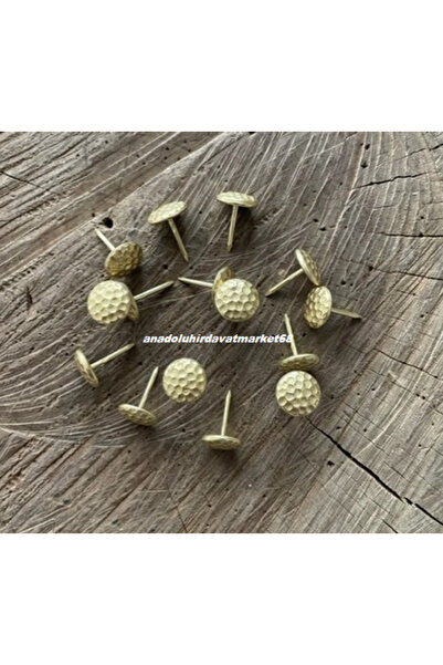 DMR KABARA RAPTİYE KANEPE KOLTUK ÇİVİSİ SARI RENK PETEK ÇAPI 11MM 50ADET