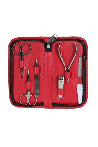 Koh-I-Noor Cosmetics Trusa manichiura rosie 6 piese Koh-I-Noor, K01-X