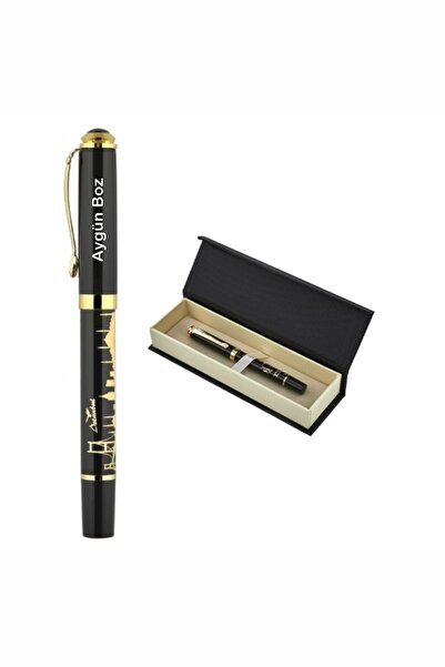 Gen Promosyon Kişiye Özel İsimli / Logolu Kabartmalı - Tekli Figürlü Kalem Seti