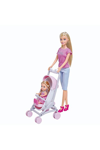 sunman oyuncak Alisha Anne ve Kız Mutlu Gezinti Oyun Seti – Elbiseli Alisha B...