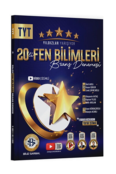 Açı Yayınları Bilgi Sarmal Yıldızlar Yarışıyor TYT Fen Bilimleri 20 Li Branş ...