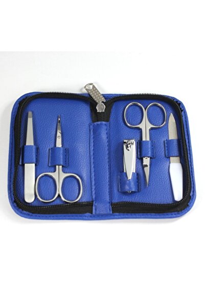 Koh-I-Noor Cosmetics Trusa manichiura albastra 5 piese Koh-I-Noor, K02-B