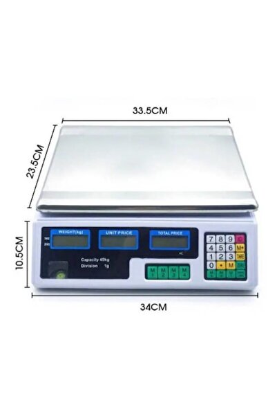 OEM Cântar electronic cu afișaj dublu, maxim 40 kg