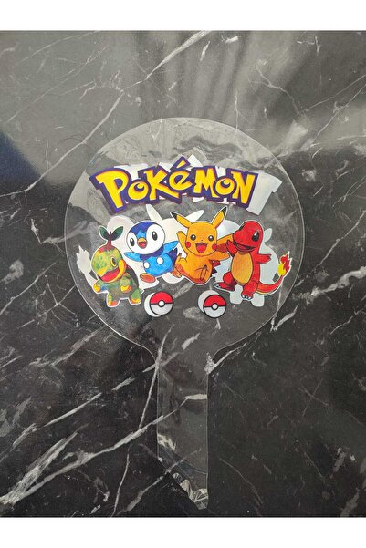 büyülücompany Üzeri Baskılı Bobo Balon Şimşek Mcqueen Pokemon Niloya Ayıcık D...