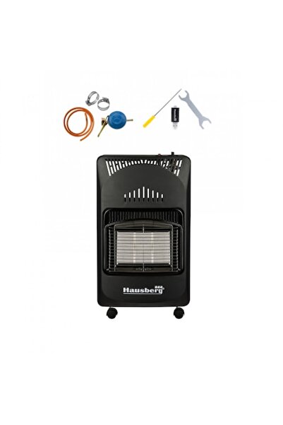 Hausberg HB-1010NG Gas Stove 4.2 kW Black (pressure gauge, 1m hose & clamps)