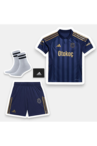 Quaxram İSİMSİZ .fener.bâhce 25/26 SEZON ÇOÇUK FUTBOL FORMASI LACİVERT POLO Y...