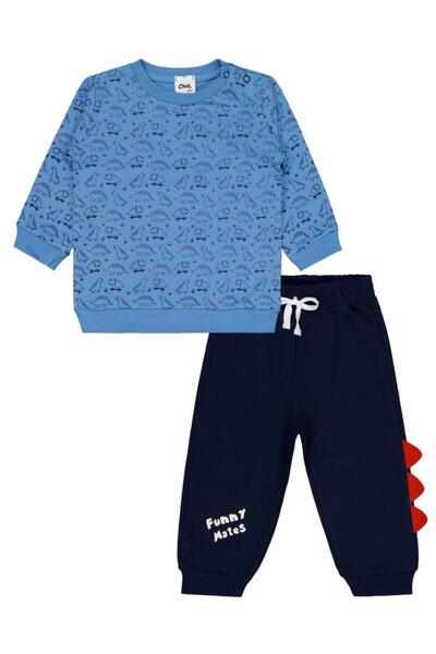 Civil Baby Dinosaur Printed Set of 2 Sets 6-18 Months - Standard 12-18 Months