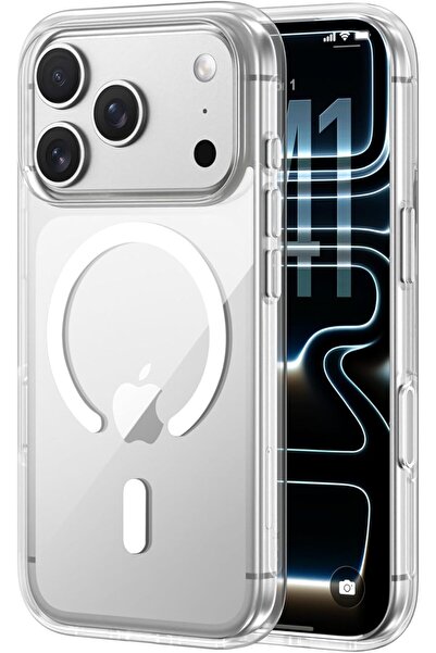 Belkin SheerForce Clear MagSafe Compatible iPhone 17 Pro Case - Slim, Anti-Scratch, Shockproof