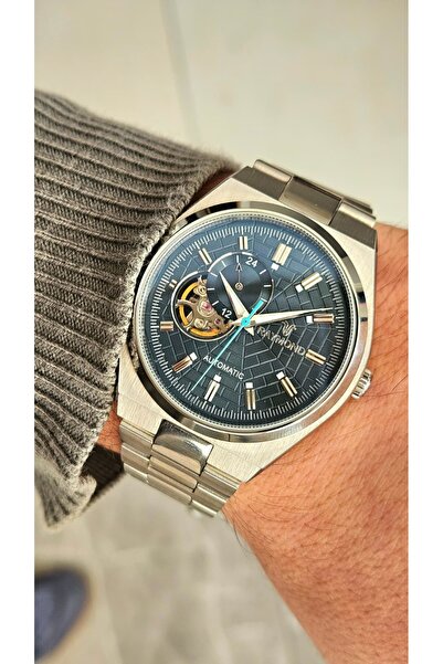 Raymond Rym-250424 Men's Automatic Watch - Stainless Steel and Sapphire Glass - Nh39 Movement - 2 Years Warranty Silver