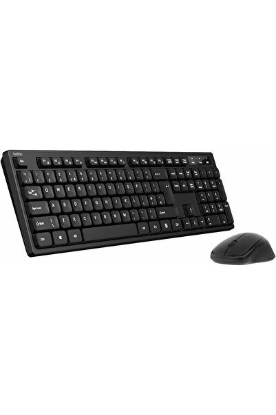 Belkin Wireless Keyboard and Mouse Combo with USB-A Receiver - Black