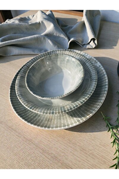 Porland Sis 18 Parça 6 Kişiik Yemek Takımı