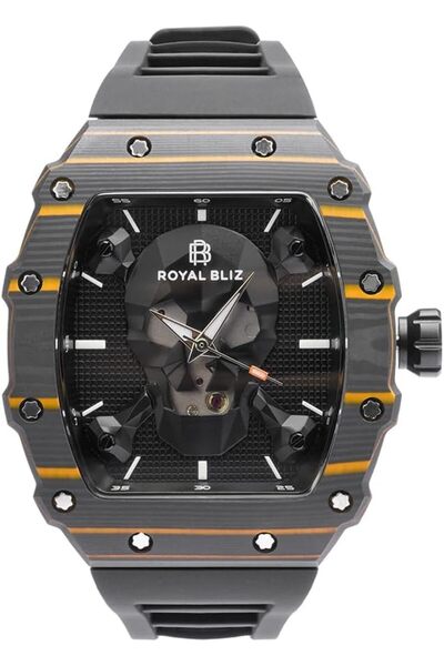 ROYAL BLIZ RB CF Craft Men's Automatic Watch, 316L Steel & Carbon Fiber Case ...