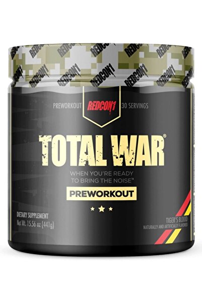 REDCON1 مكمل غذائي قبل التمرين بنكهة دم النمر من توتال وور، 30 حصة، 441 غرام