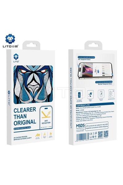 Lito D+ Ultra AR Full Glass iPhone 13/13 Pro/14 Ekran Koruyucu
