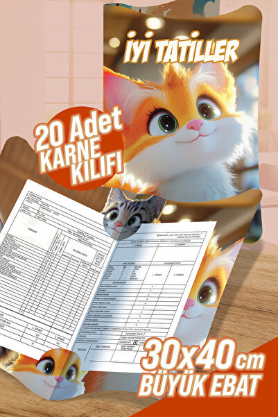 colortouch Обкладинка для табельної успішності "Веселі коти" формату А4, 20 п...