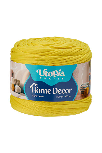 Utopia Crafts T-Shirt Yarn 300 g 150 m %100 Mikrofiber Polyester Örgü İpi