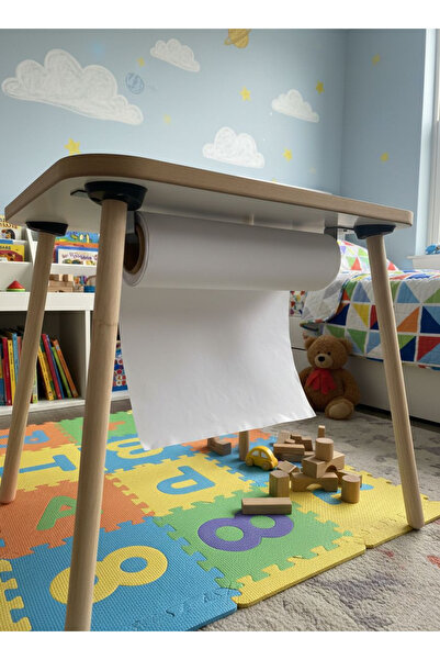 varje Bağlantı Ekipmanı Dahil 30 mt Rulo Resim Kağıdı Seti, Aktivite Masası U...