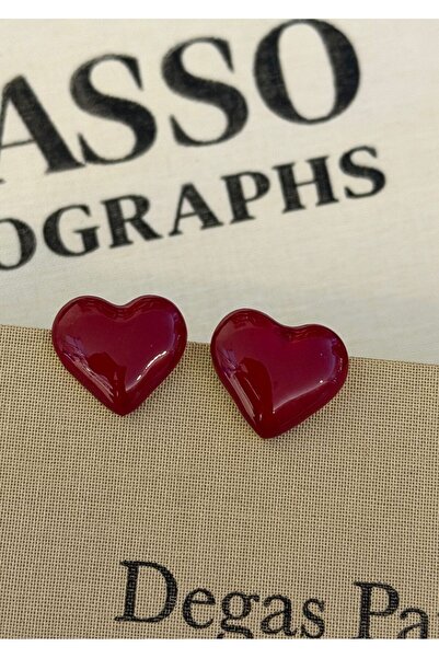 MioArt أقراط على شكل قلب للنساء