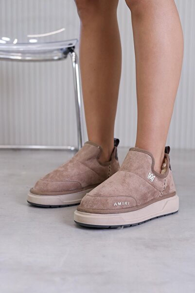 Stil Durağı Ny2094 Model 3 cm Sole New Season Short Boots Mink