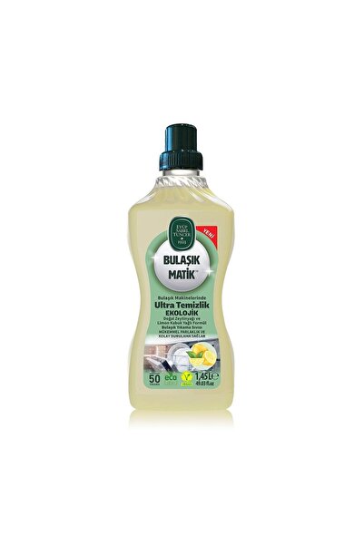 Eyüp Sabri Tuncer Bulaşık Matik Natural Olive Oil and Lemon Peel Oil Formula Dishwashing Liquid 1.45 Lt