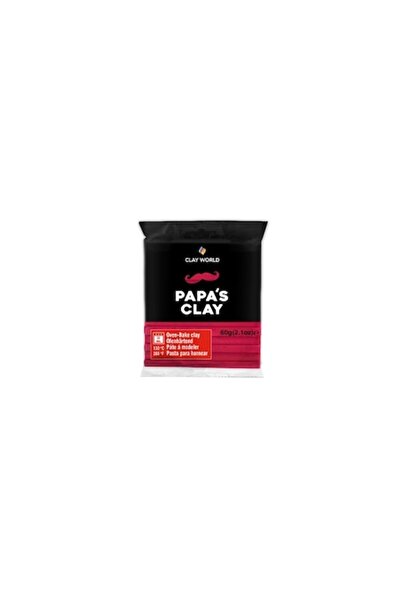 Clay World Argilă polimerică Papa's Clay, 60g, culoare vișinie
