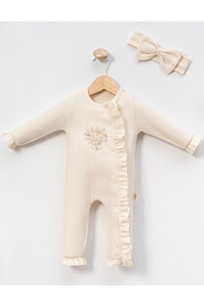 Cherub Baby Floral Bouquet Ruffled Baby Girl Romper