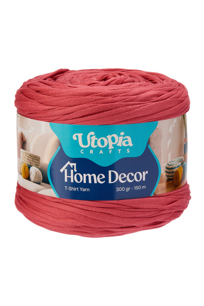 Utopia Crafts T-Shirt Yarn 300 g 150 m %100 Mikrofiber Polyester Örgü İpi