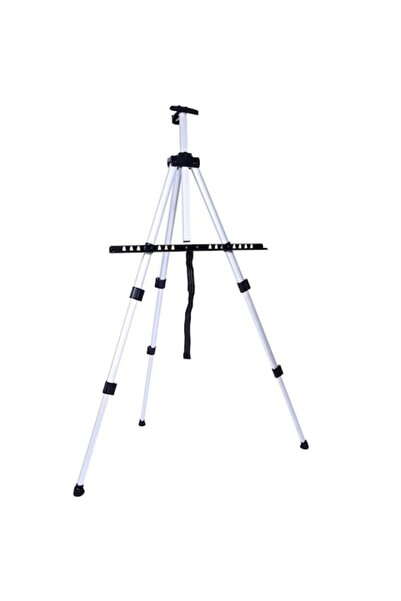 Ohuhu Șevalet metalic, pliabil, reglabil 52-165 cm, telescopic, aluminiu, gea...