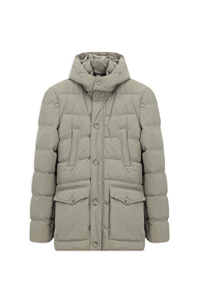 Kiğılı Slim Fit Slim Fit Hooded Sports Puffer Coat