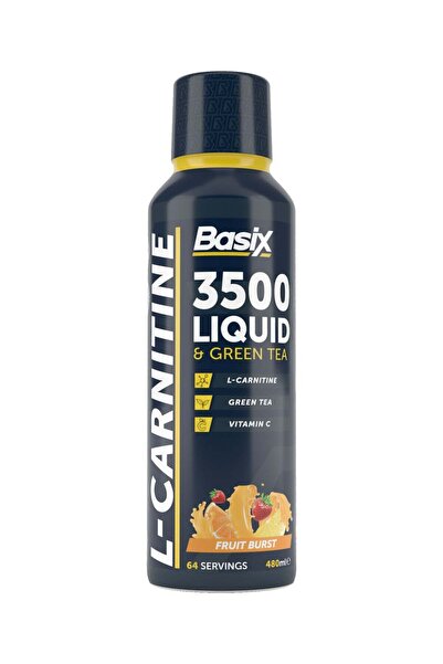 Basix L-Carnitine 3500 Liquid & Green Tea 480ml Fruit Burst