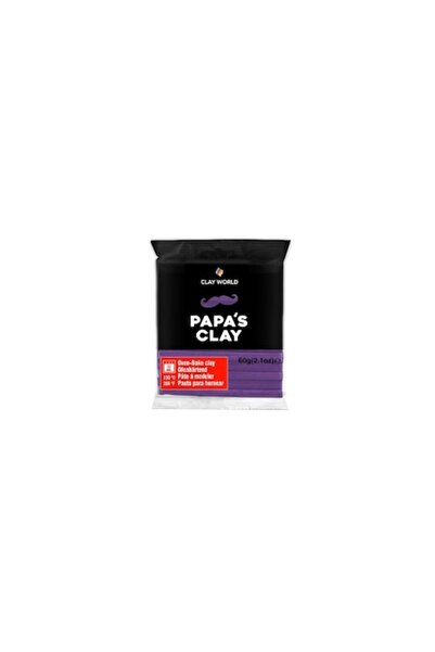 Clay World Argilă polimerică Papa's Clay, 60 g, violet