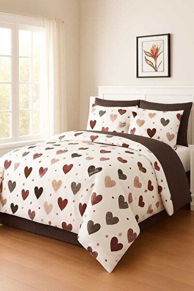 Pucioasa Lenjerie de pat pentru pat dublu 2 persoane din Finet 6 piese model ...