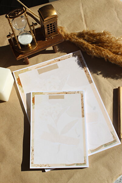 Renkli Zeka 2'li Set (A4-A5) VİNTAGE Notepad - Not Defteri - Bloknot - 50 Yaprak(120GRKALINKAĞIT)