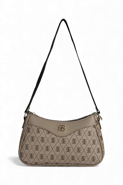 REVENKO New Monogram Beige Women's Shoulder Bag