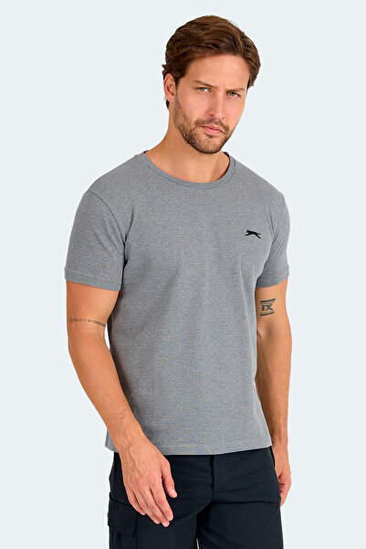 Slazenger Swi̇tch I Men's Dark Gray T-Shirt
