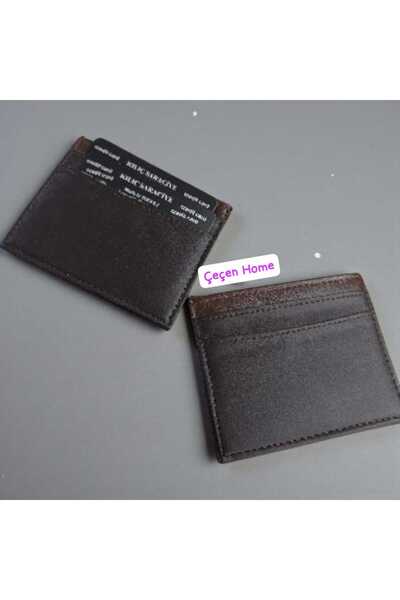ÇEÇEN HOME محفظة رجالية رفيعة من الجلد الصناعي بخمسة أقسام لحمل البطاقات مع ح...