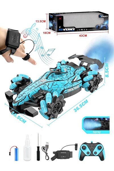 Tıfıl Toys Uzaktan Kumandalı Şarjlı El Kontrollü Müzikli Işıklı Duman Atan F1...