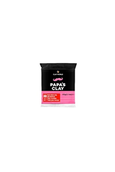 Clay World Paste Polimerica Papa's Clay, 60g, Roz