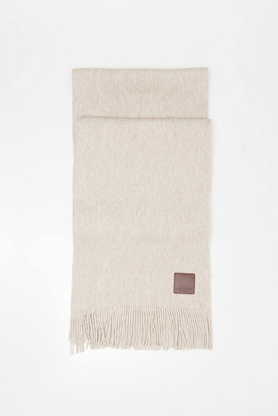 Ted Baker PÜSKÜLLÜ YÜN KARIŞIMLI ATKI