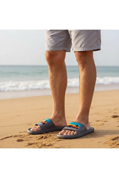 OEM Men's casual slippers, indoor/outdoor slippers, suitable for all seasons, B117-1